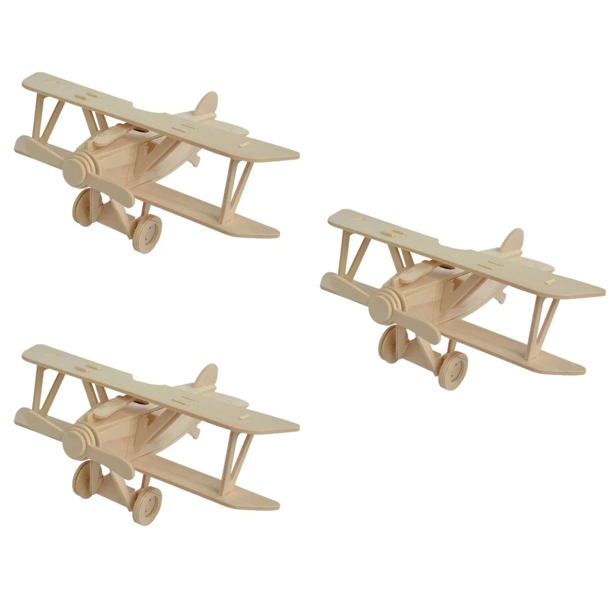 

Kids Airplane Crafts Wood Bulkkit Craft Kits Wooden Airplanes Toddler Model Assemble Plane Puzzle