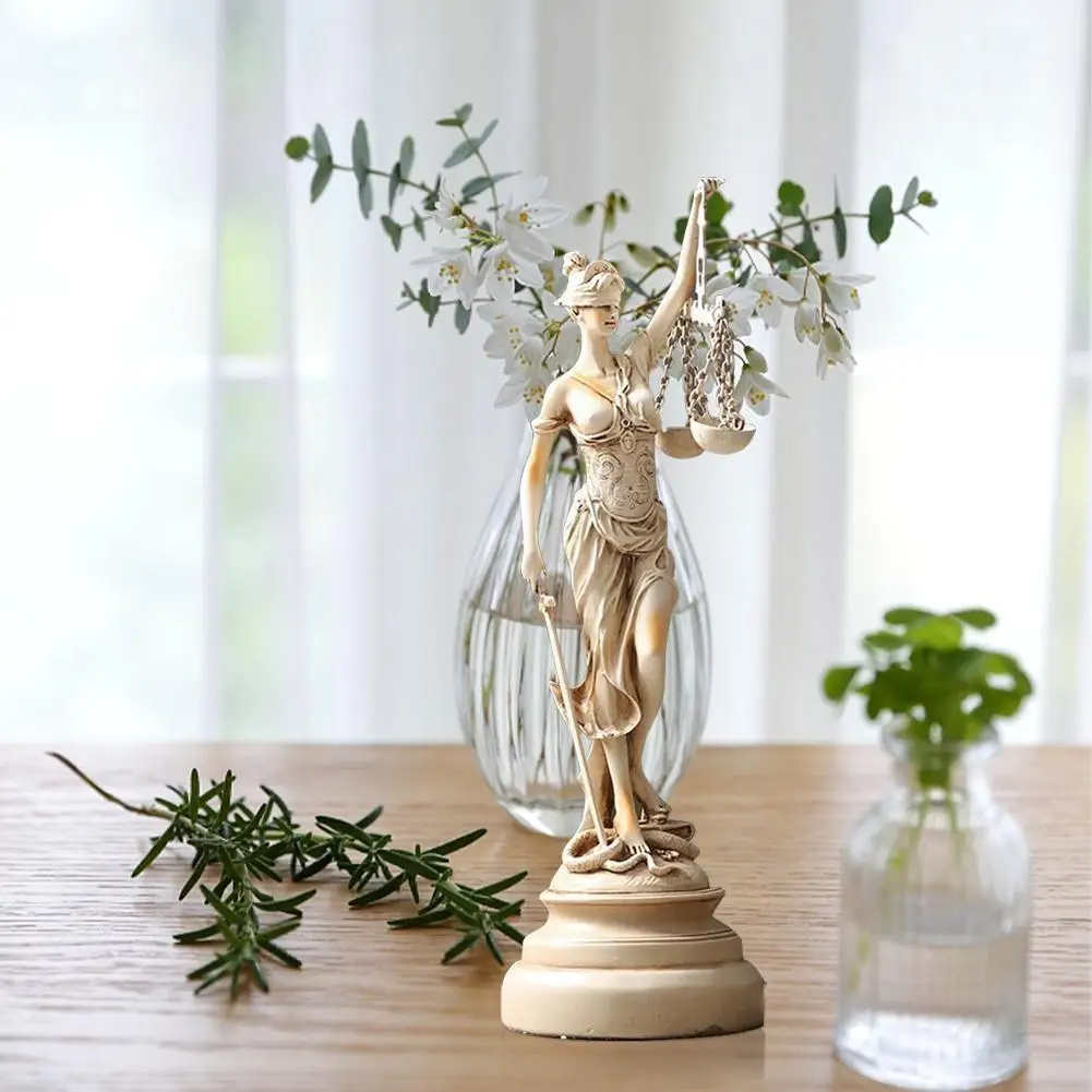 

Nordic Resin Goddess Of Justice Character Mythology Greek Decoration Ornaments Home Modern Figurines Crafts Sculpt Q2c0