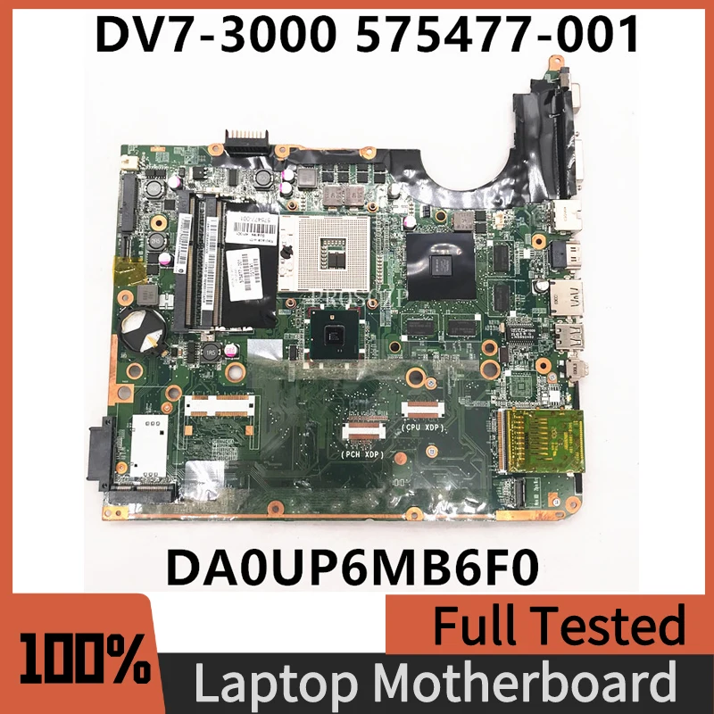 

575477-001 575477-501 575477-601 Mainboard For HP Pavillion DV7 DV7T DV7-3000 Laptop Motherboard DA0UP6MB6F0 PM55 100% Tested OK