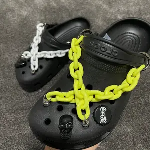 Skull Croc Charms Designer DIY Bottle Cap Color Chain Pins Shoes Decaration for Croc Jeans Badges Cl