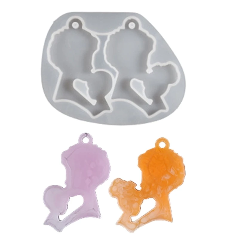 

PAPA MoM Keychain Silicone Mold Mothers Day Handmade BESTDAD Epoxy Casting Mold with Hole Tablet Resin Mold