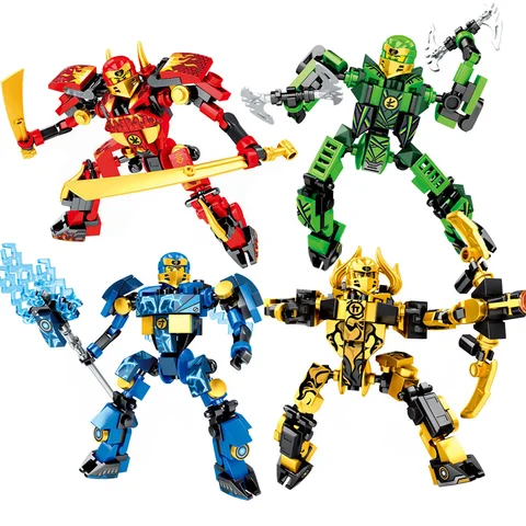 Lloyd War Armor Mech Ninja Мини-модель Фигурка Строительные блоки Совместимые технические аниме города Детские игрушки Подарки