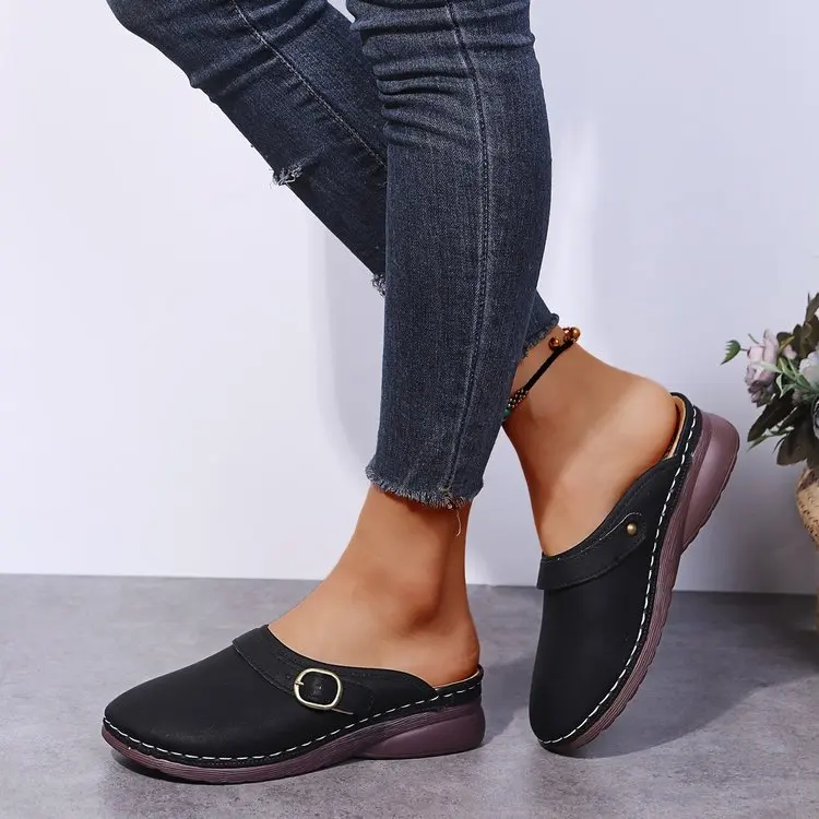 

Women Wedge Sandals Shoes Summer Shoes for Women Outdoor Sandals Ladies Soft Women's Slippers Ladies Baotou Sandals Large Size