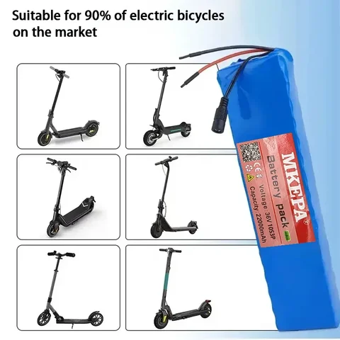 Аккумуляторная литиевая батарея 18650, 36 В, 22 Ач, 10S3P