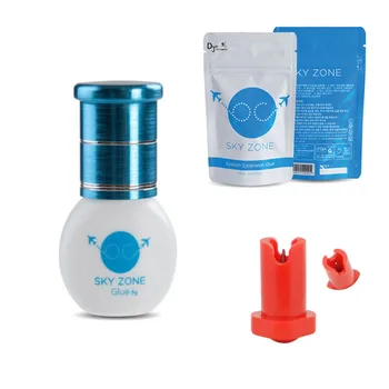 1 Bottle SKY ZONE Glue For Eyelash False Extensions Adhesive 5ml Makeup Beauty Health Tools Korea With Sealed Bags Lash Lava 2
