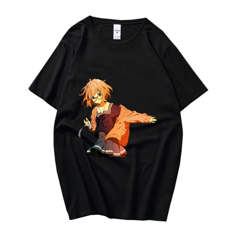 

Beyond The Boundary T Shirts Manga/Comic 100% Cotton Men/Women T-Shirts Kawaii/Cute Short Sleeve Summer Casual Regular Funko Pop