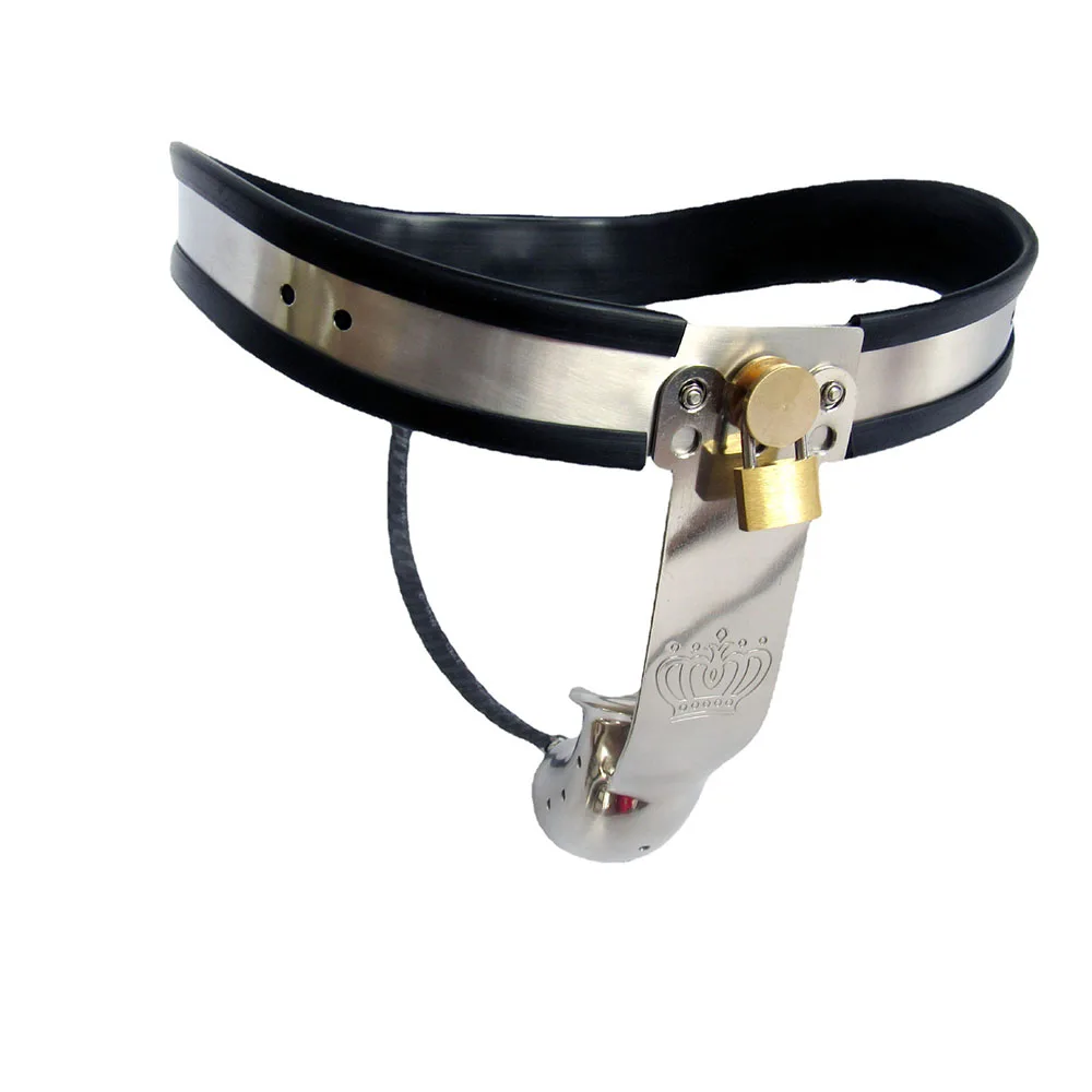 CCB из нержавеющей стали мужской одиночный провод пояс верности вилка рабская