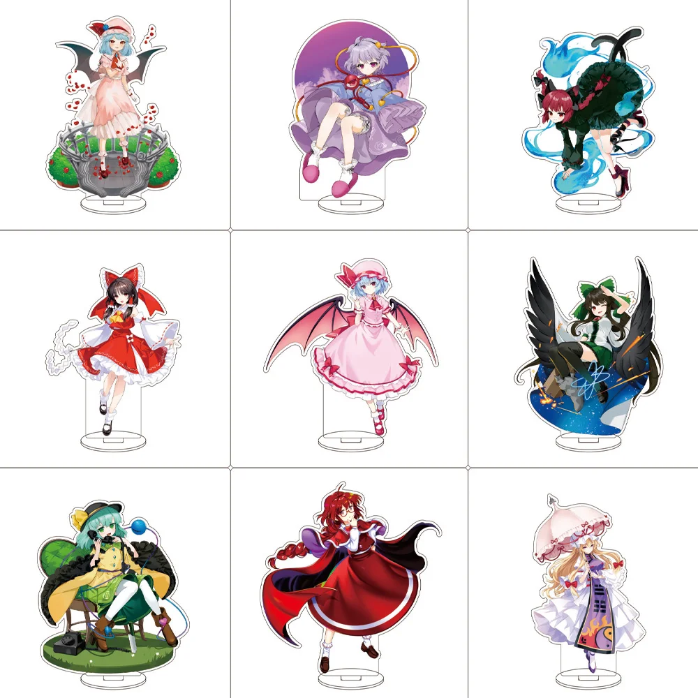 Фото Аниме Touhou Project акриловая подставка украшения Izayoi Sakuya Shameimaru Aya Kirisame Marisa фигурка подставка подарки на Хэллоуин №1