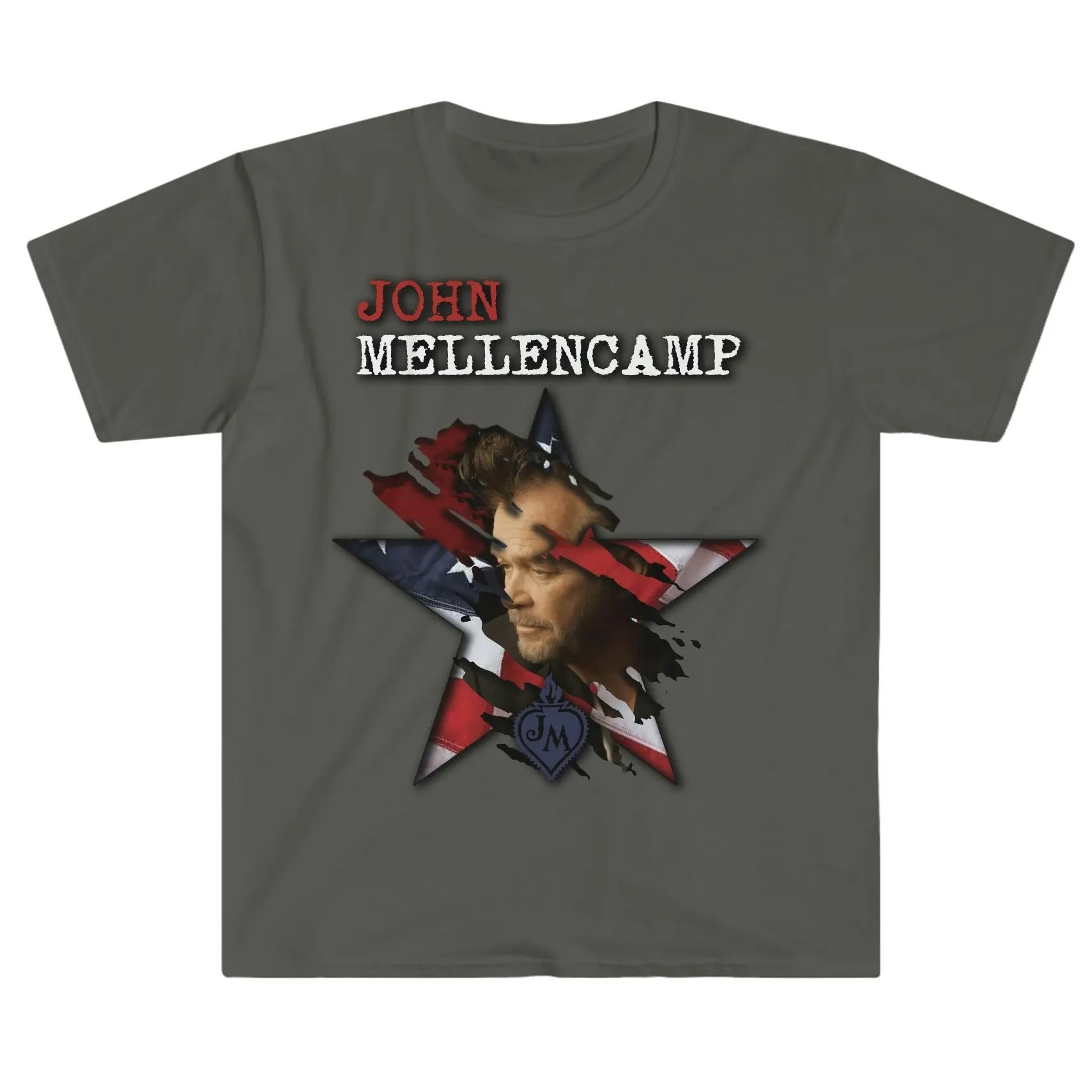 Футболка унисекс в мягком стиле John Mellencamp