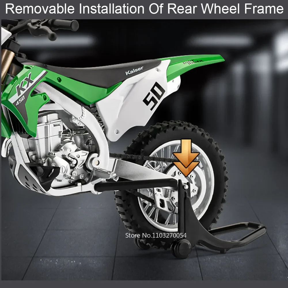 1:12 Kawasaki KX450 миниатюрные модели мотоциклов из сплава игрушки литые под давлением