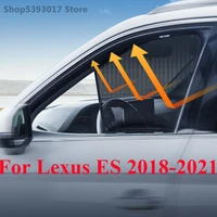 for lexus es 2018 2021 car magnetic side window sunshades shield mesh shade blind rear side car window curtian accessories