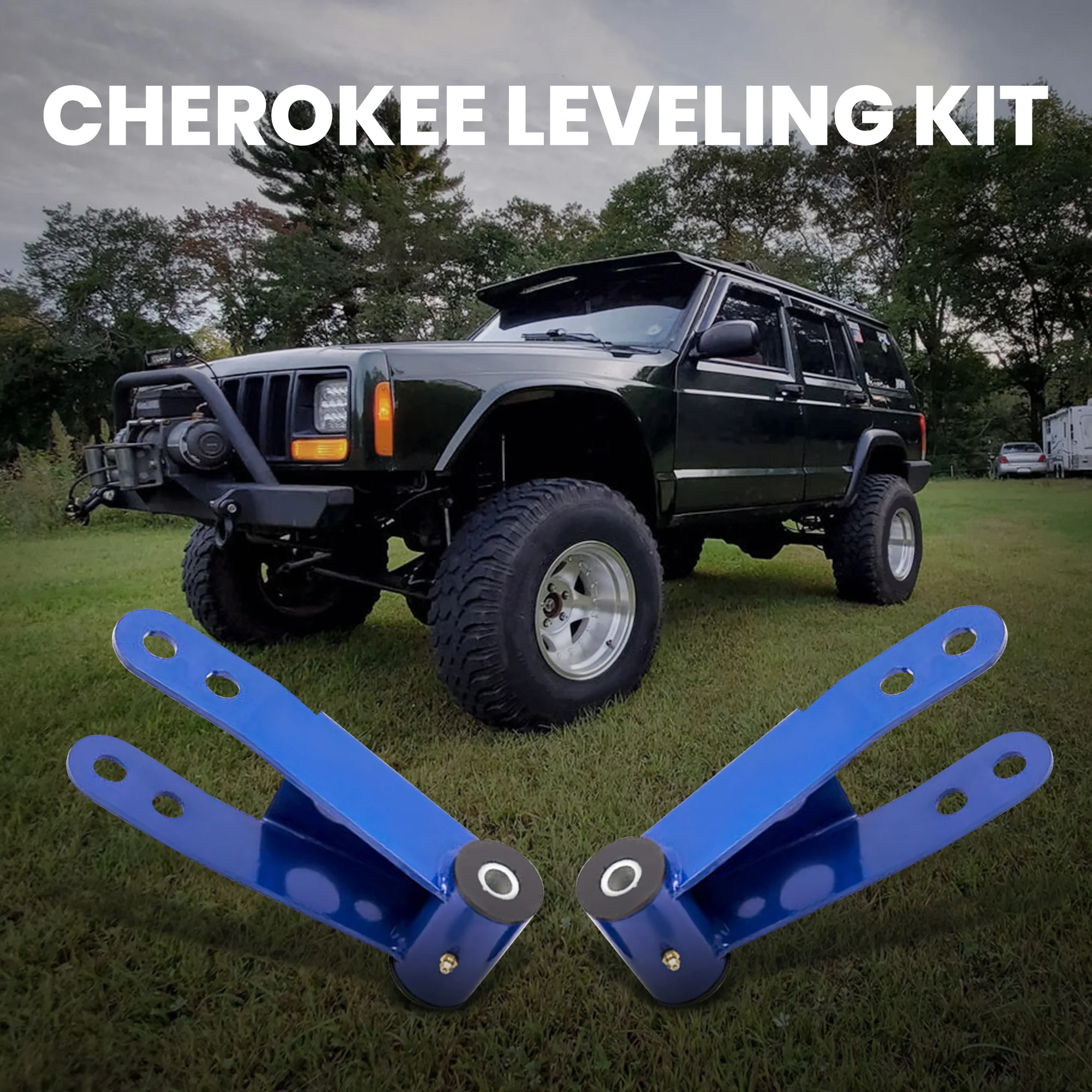 Leveling Lift Kit for Jeep Cherokee XJ 1984-2001 Transfer Case Drop 3