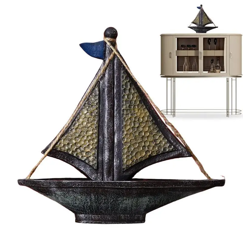 

Украшение для парусной лодки из смолы