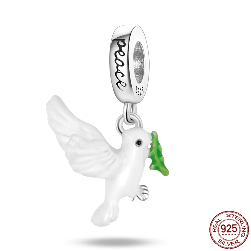 

Original New S925 Silver Bracelets Accessories Charm Bead Fit Women Pandora Bracelet S925 Silver Beaded Charm DIY Jewelry Gift
