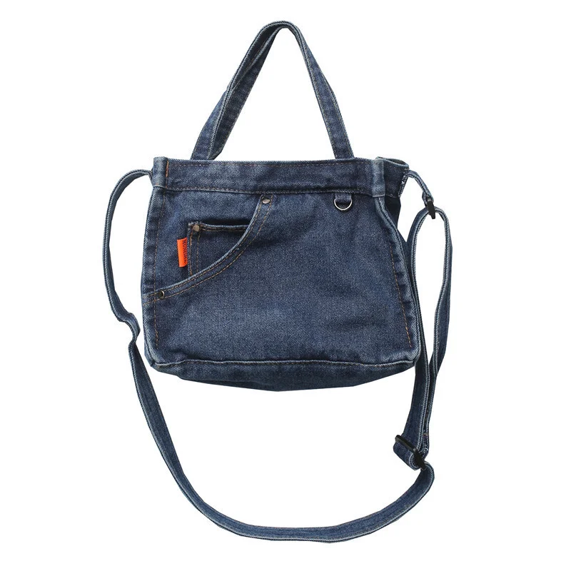 2023 Trend Denim Jeans Handbags Vintage Denim Bag Luxury Tote for Women Shoulder Bag Denim Crossbody Women's Handbag and Purse