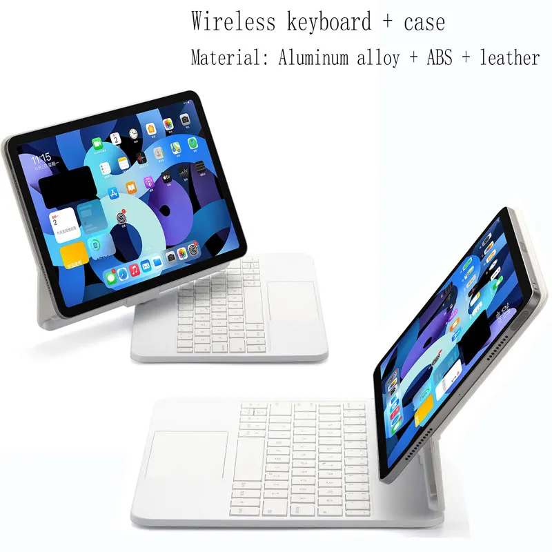 

360 Rotation Keyboard for iPad 10 2022 Case Teclado Rainbow Backlit Touchpad Keyboard Funda for iPad 10th Generation 2022 Cover,