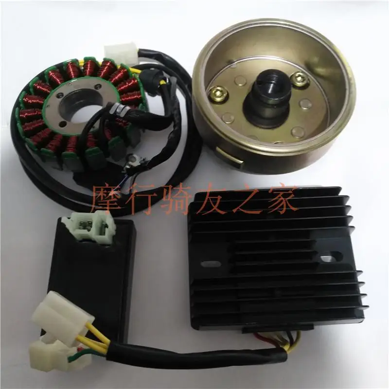 8-level modified 18-level magneto stator rotor motorcycle coil to increase power generation enlarge