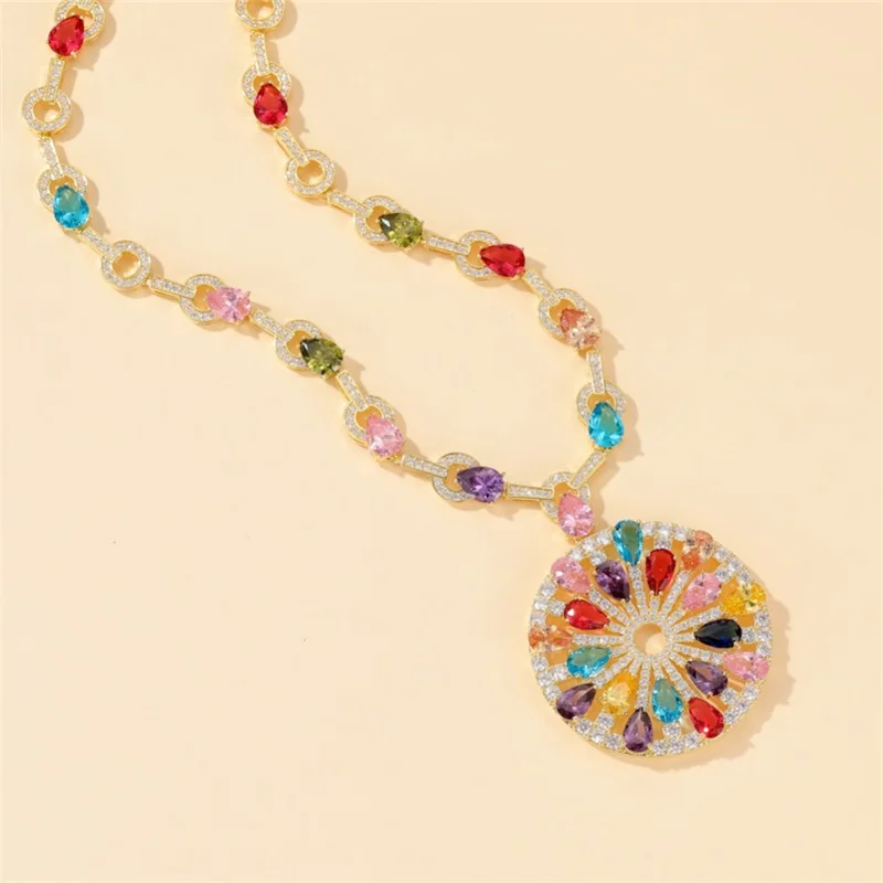 Дизайнерское ожерелье из искусственного циркония 3A |