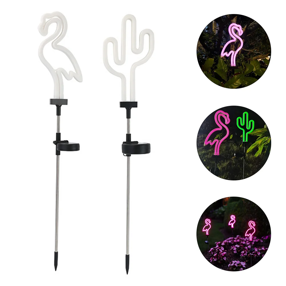 

2 шт., неосветильник солнечные садовые светильники для дорожек