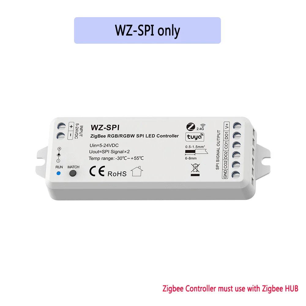 

CENFAYA RGB/RGBW Контроллер светодиодных лент Tuya Zigbee
