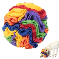 snuffle ball pet snuffle mat for dogs treat dispenser dog enrichment toys dog toys slow feeding ball for stress boredom relief