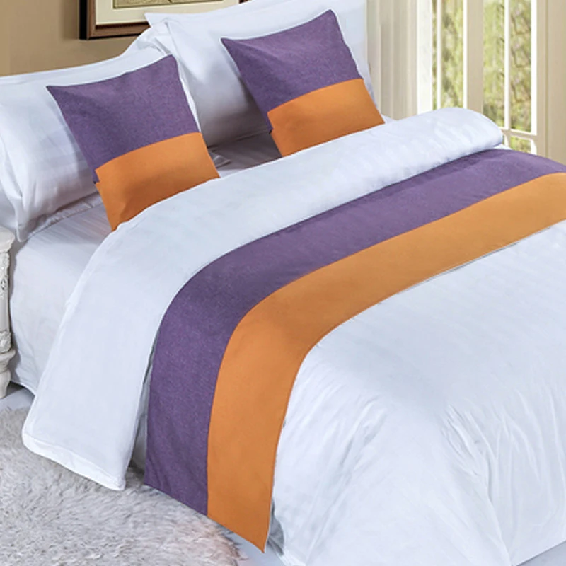 Modern Bed Runner Bedding Scarf Towel Protection Throw for Bedroom Hotel Wedding Room Decor | Table