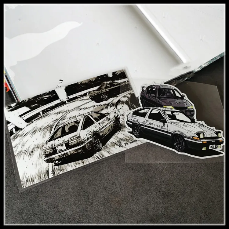 Автомобильный наклейка для стайлинга автомобиля "JDM Осенняя горная дрифт AE86" для украшения внешней части окна автомобиля аксессуары для грузовиков декорирования моторных наклеек.