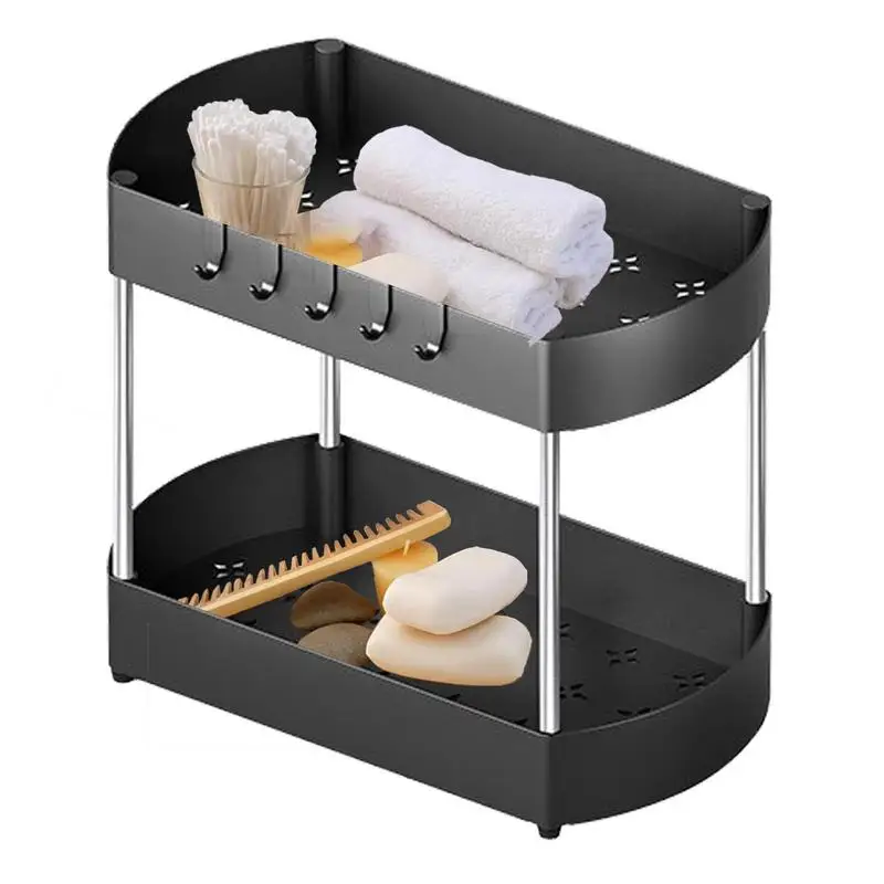

1pcs Under Sink Storage Organizer 2 Tier Drawer Multipurpose Rack Cabinet Under Sink Storage Rack Bathroom Kitchen Organizer