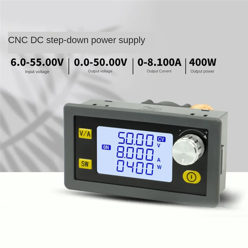 Регулятор постоянного напряжения DC 50V 8A 400W CNC понижающий модуль питания XY5008E