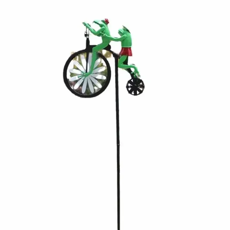 Винтажный велосипед металлический ветровой спиннер животное мотоцикл садовое