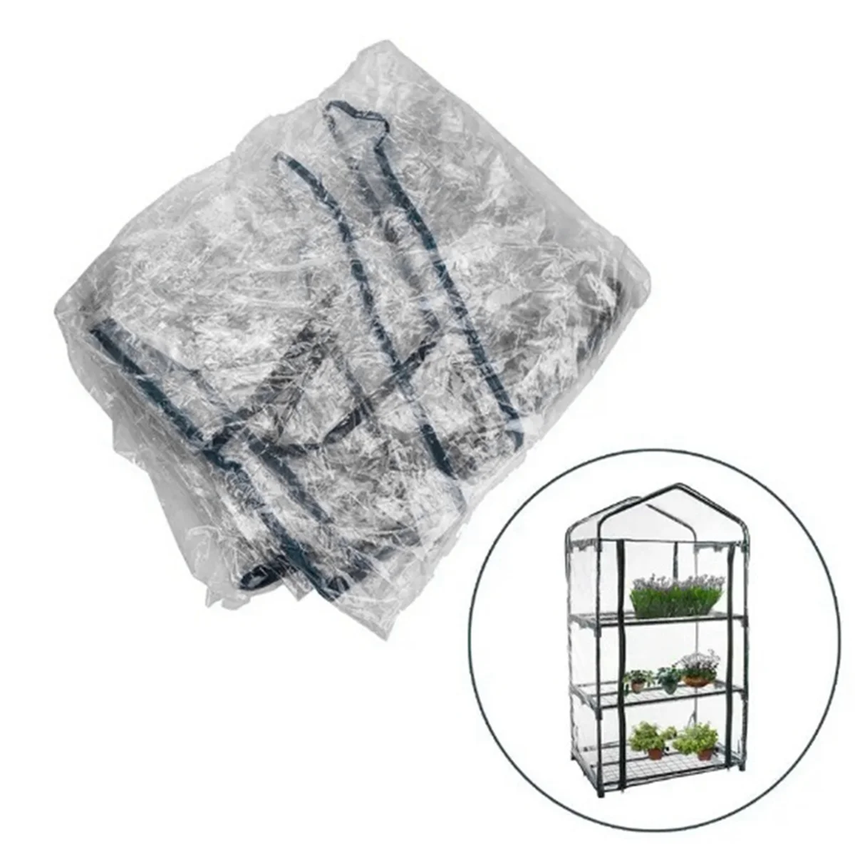 Крышка теплицы для улицы и помещения водонепроницаемый сменный тент цветочного