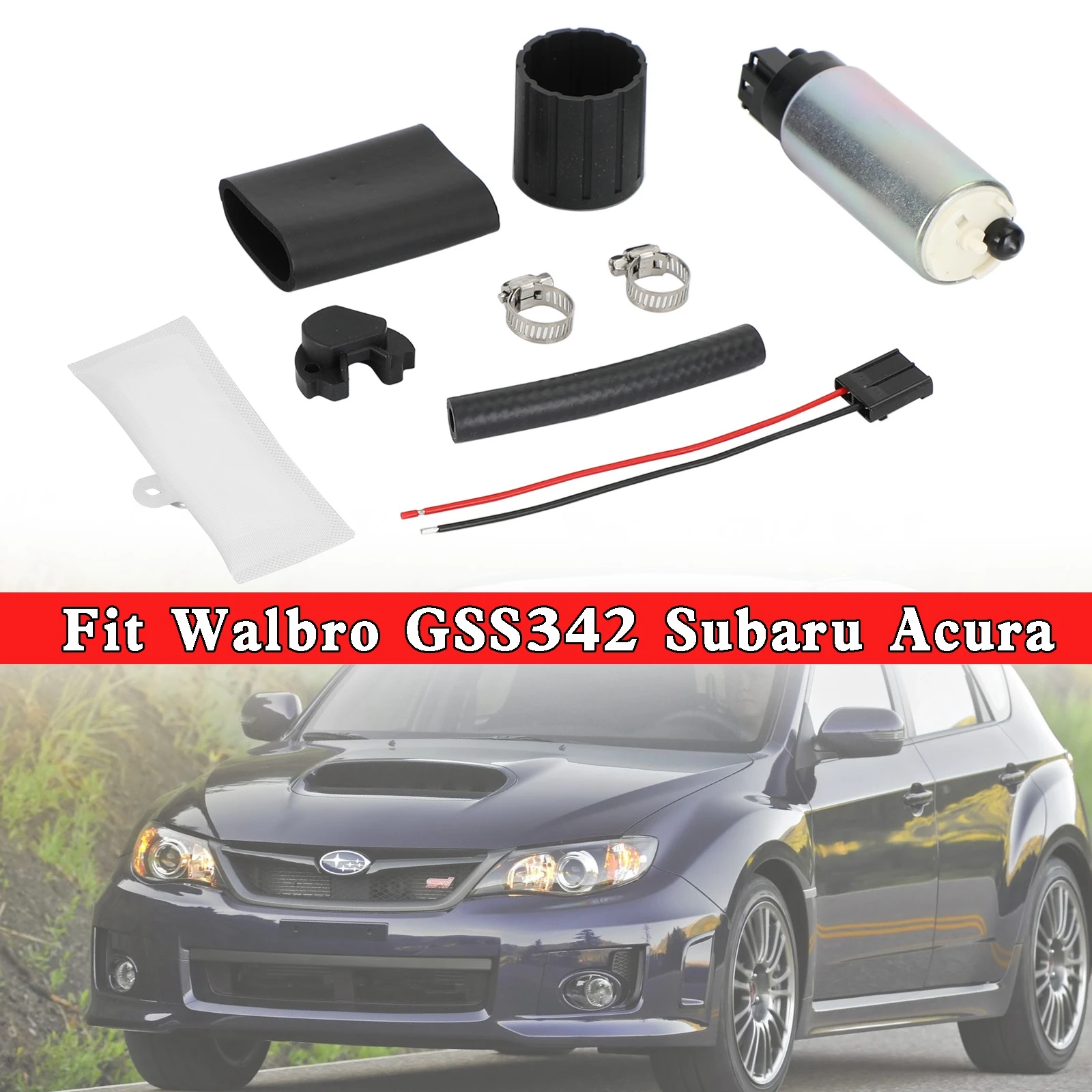 

Artudatech High Flow 340LPH In-Tank Fuel Pump P/N 50-1000 Fit For Walbro GSS342 Subaru Acura Car Accessories