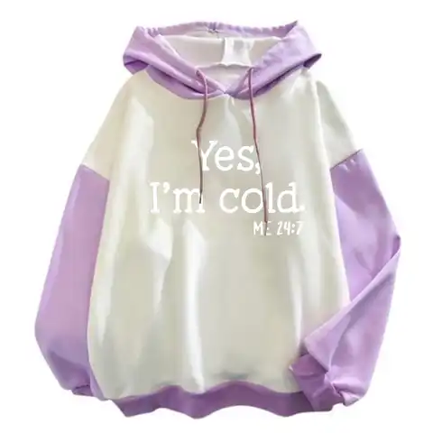 Women Casual Long Sleeve Sweatshirt Print Drawstring Pullover Hoodie Color Block Women's Lightweight Hoodie Cute Zip up Hoodie