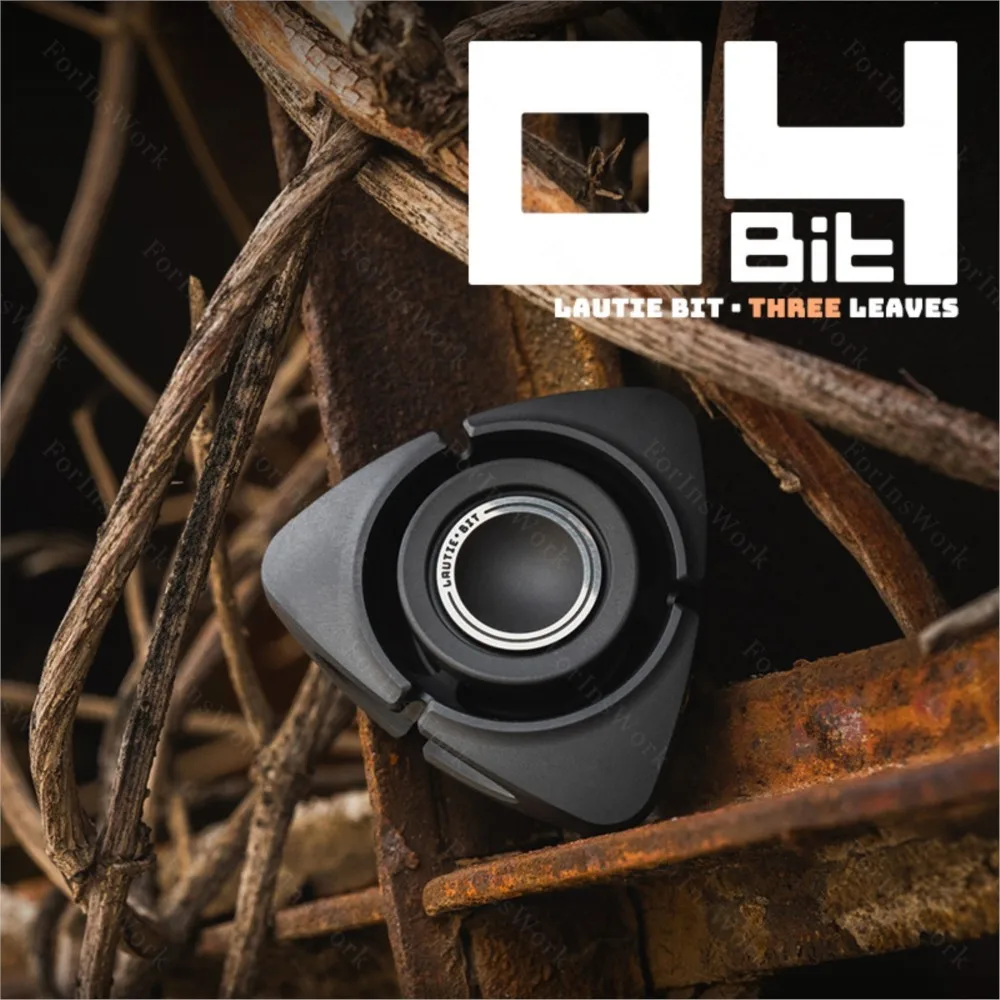 Фото LAUTIE BIT04 три листа Спиннер для украшения стола Finger Spinner крутой гаджет офисный стол игрушки №3