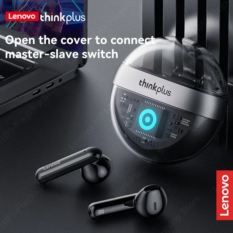 100% Оригинальные беспроводные наушники Lenovo T40 TWS Bluetooth 5 2 спортивные