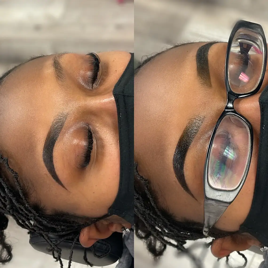 

Eyebrow Eyelash Brow Tint Kit Long Lasting Dye Cream in Brown Black Coffee Shades Eyebrow Enhancer Cream Eye black mascara