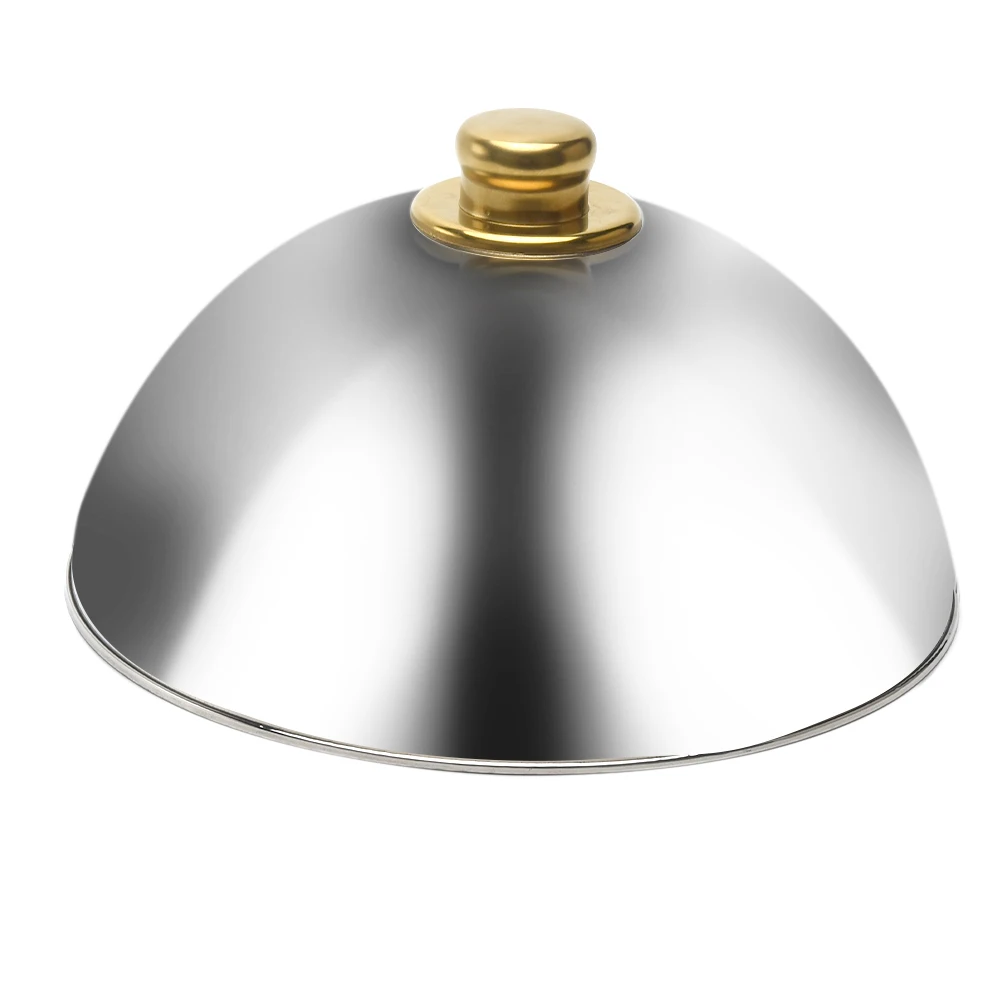 

10 дюймов домашняя кухонная легкая в захвате купольная крышка ручка кухонная утварь инструменты из нержавеющей стали Ручка для приготовлен...