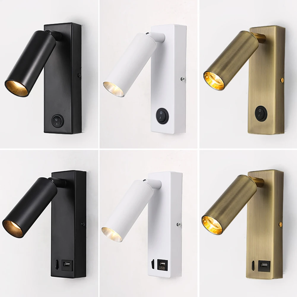 Настенные светильники Светодиодный с регулируемым изголовьем кровати настенное