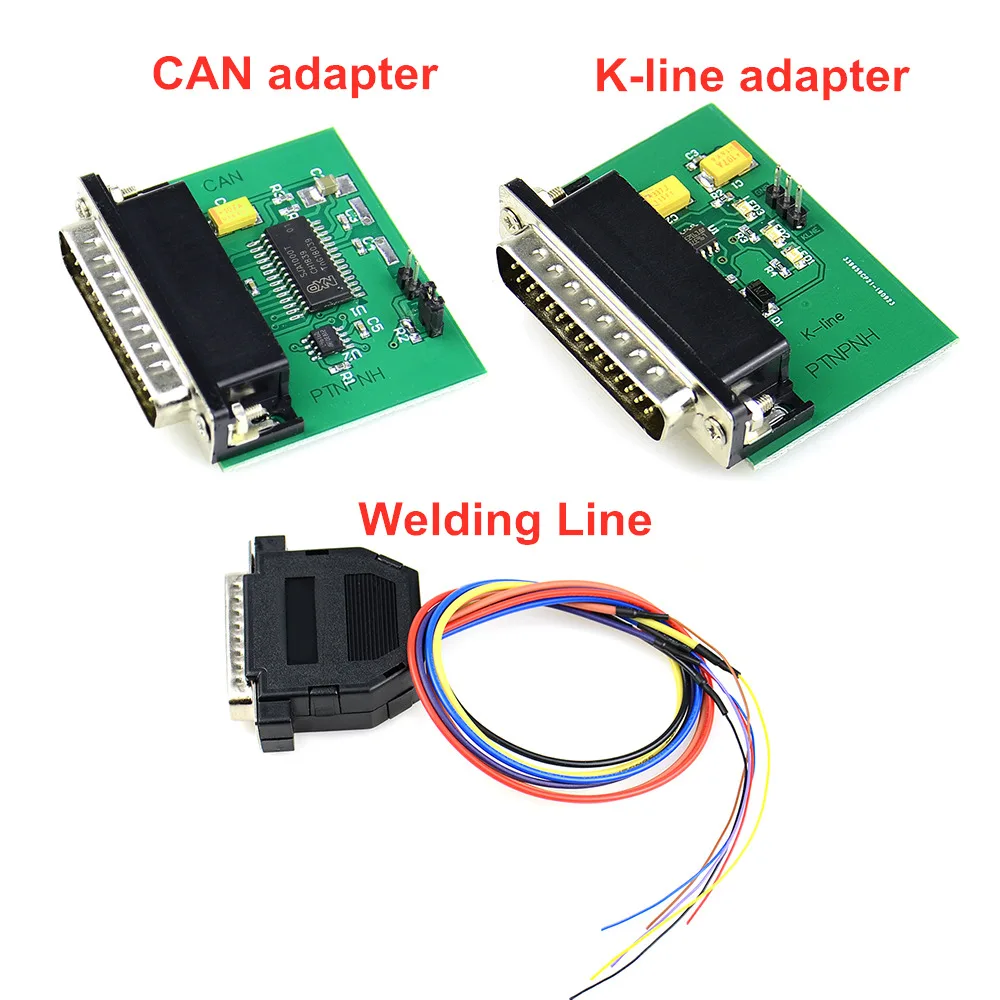 

Hot sale For iProg V86 Programmer Replace Parts CAN BUS/K-Line/RFID/MB IR/PCF79XX Probe Adapters Without Soldering/ 35080/160