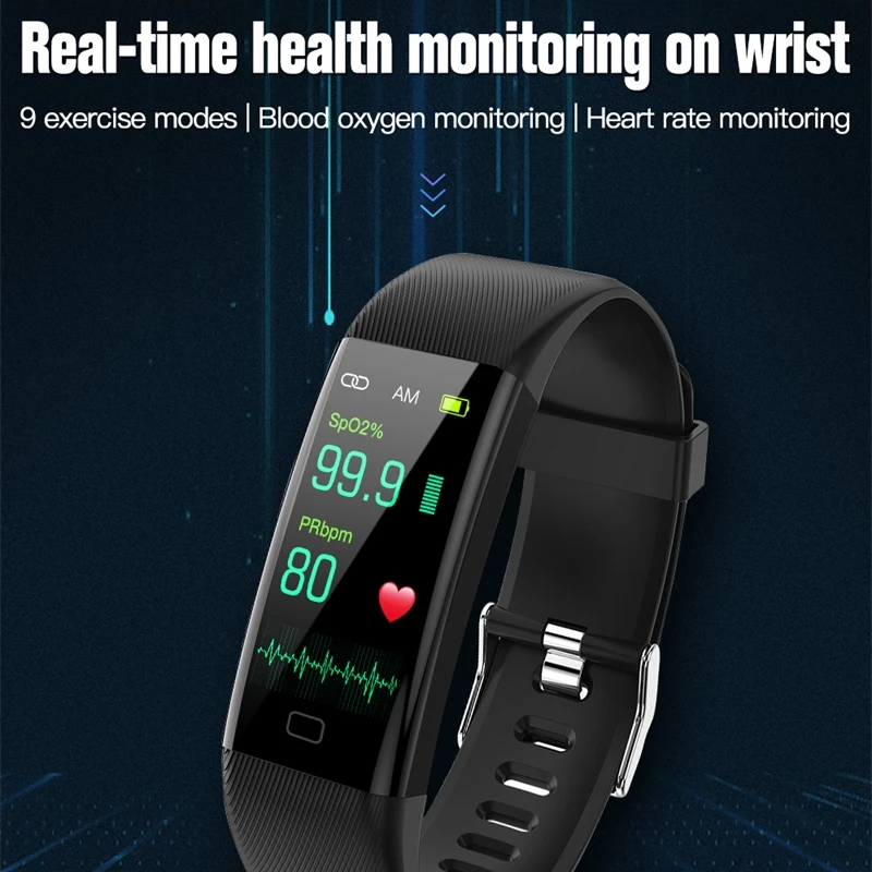 Смарт-часы фитнес-трекер пульсометр Пульсоксиметр термометр артериальное
