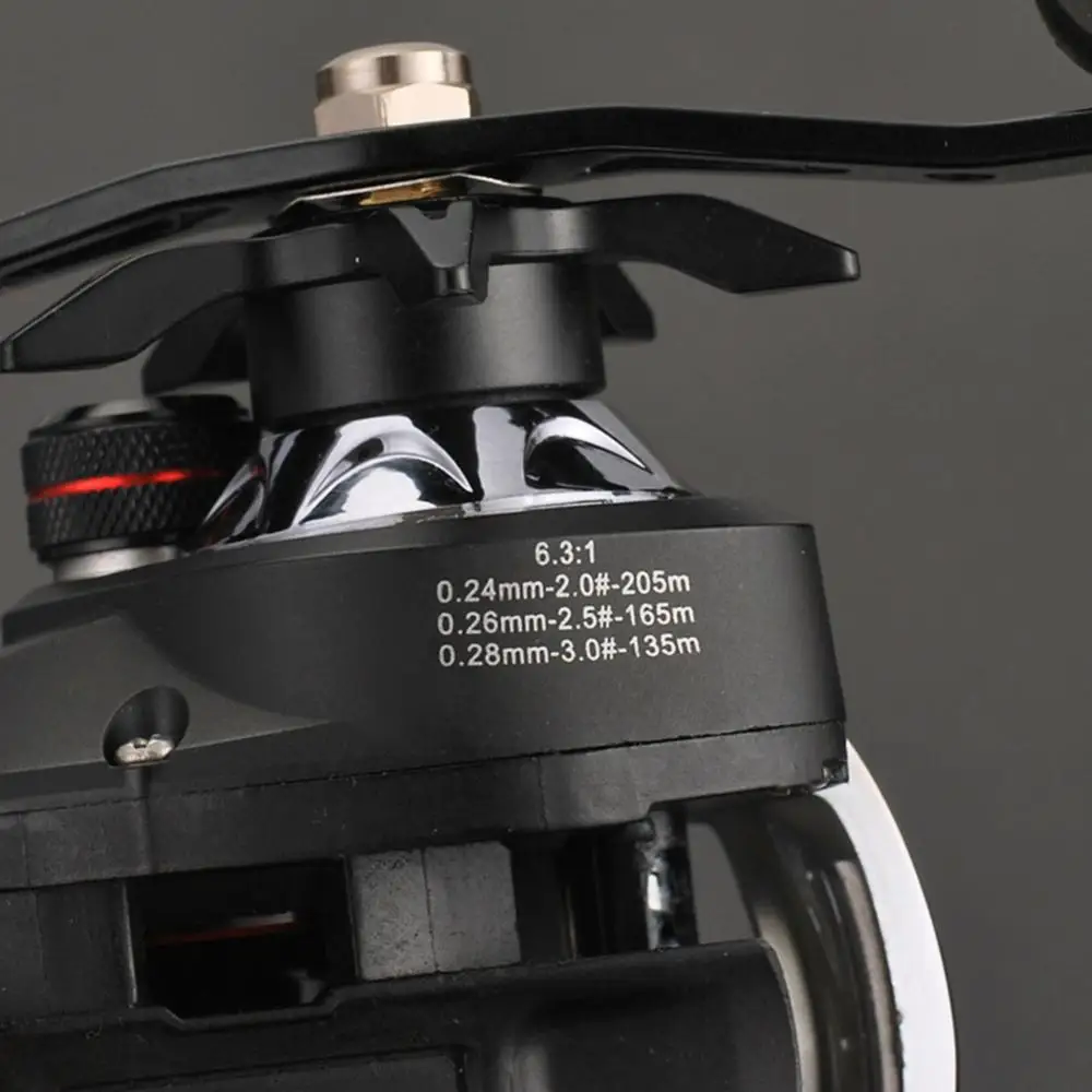 

Fishing Reels 6.3/1 Gear Left Right Hand Baitcasting Reel for Freshwater Saltwater Fishing Tools Sports Entertainment