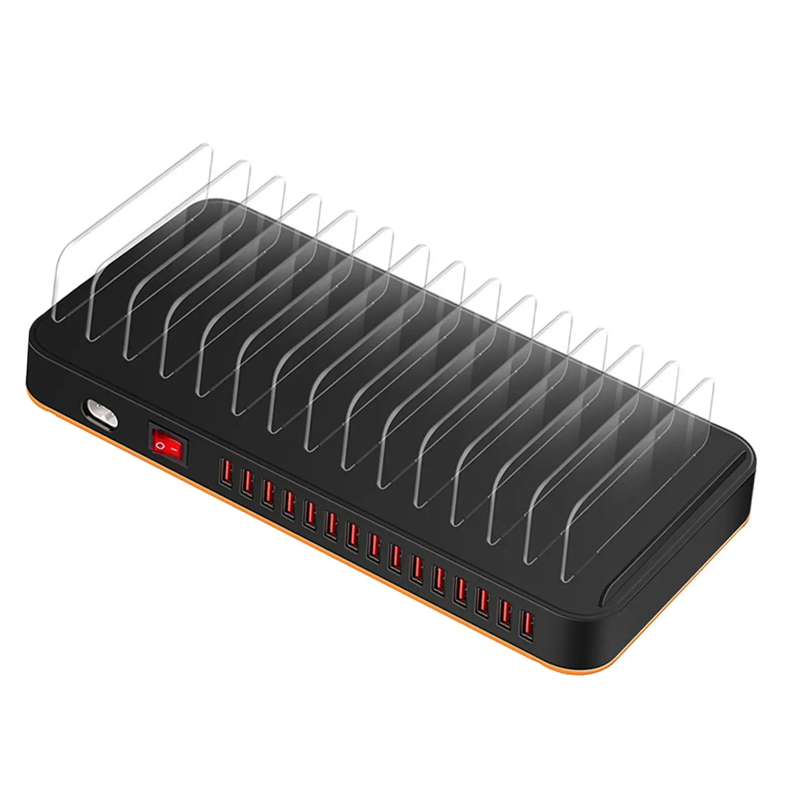 

Charging Dock USB Charging Station US Plug Detachable Organizer 2.4A for Cell Phones