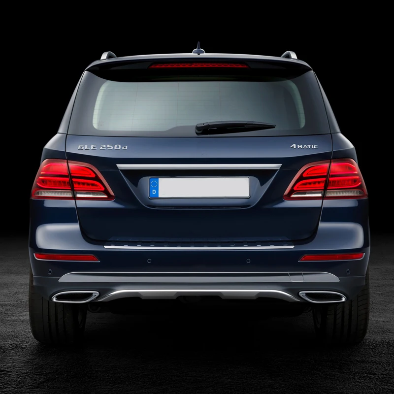 Для Mercedes-Benz W166 GLE320 GLE350 GLE400 GLE500 GLE550 2015-2019 красный задний автомобильный