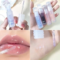 crystal liquid crystal lip gloss softens fine lines colorless moisturizing lightweight lip oil makeup tinted lip balm in gloss
