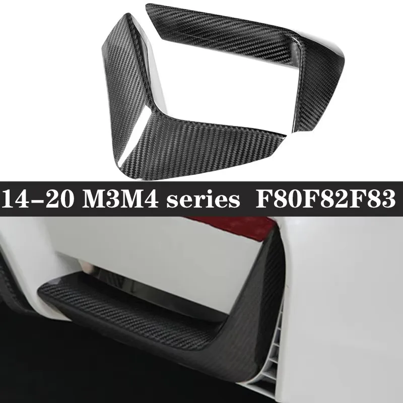 Для BMW M3 F80 M4 F82 F83 угловая обертка из углеродного волокна автомобильный бампер