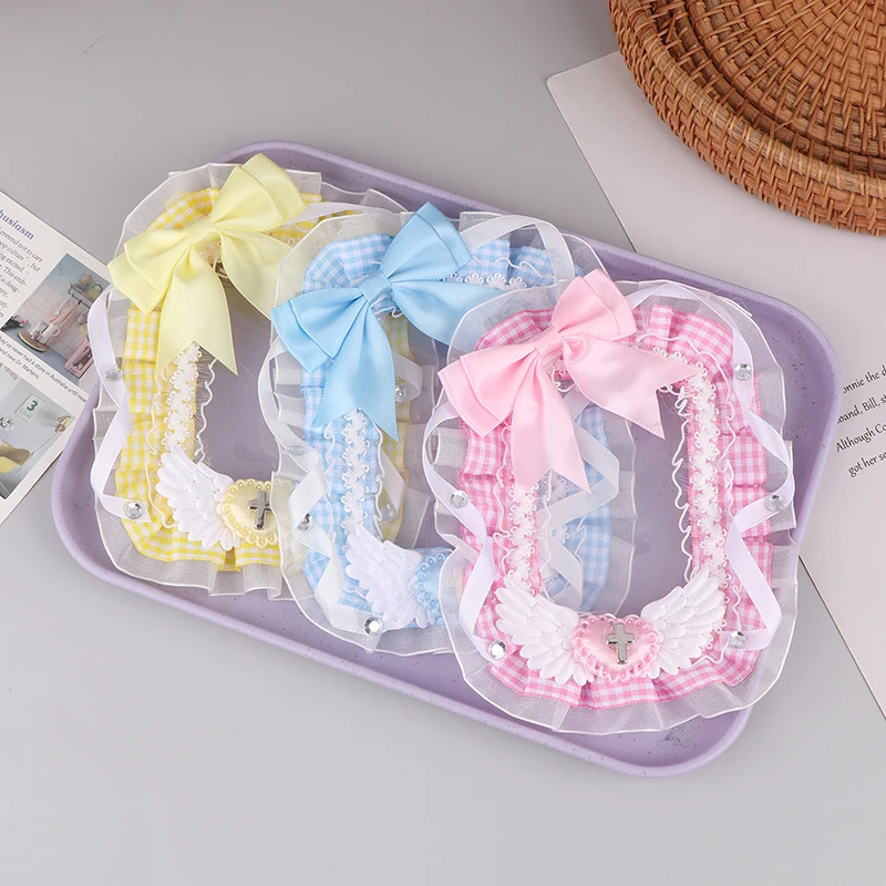 Держатель для фотокарточек с бантом на рукаве тканевый кулон сделай сам