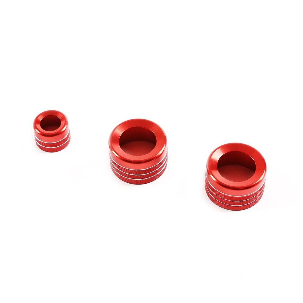 

Автомобильное воздушное кондиционирование громкости переключатель кольцо ручка крышка роскошный для BMW X5 E70 E71 2008-2013 (красный)