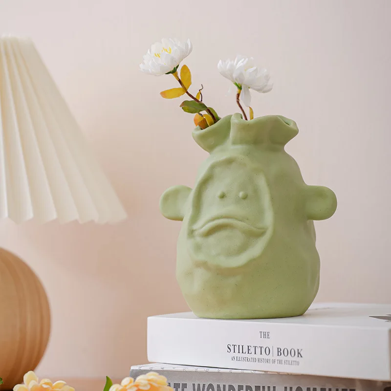 Керамические вазы фарфоровые украшения для ТВ-шкафов фойе яркие матовые