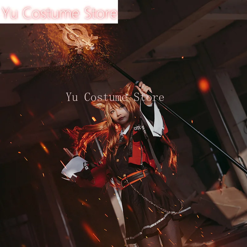 Yu Arknights Skyfire Косплей Костюм Cos Game Аниме Вечеринка Униформа Хэллоуин Игра Ролевая
