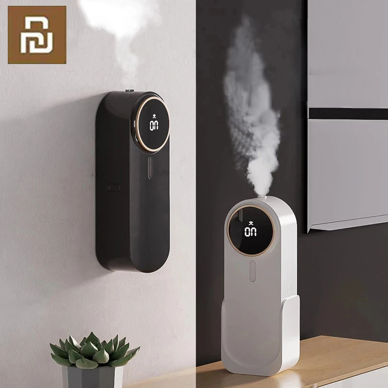 Xiaomi Portable Air Purifiers Perfume Diffuser Screen Display Wall Mounted Room Fragrance Machine Essential Oil Diffuser